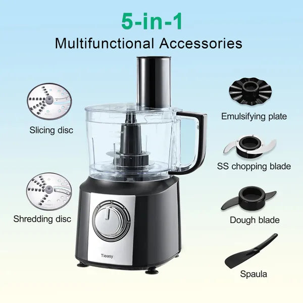 Multifunctional 600W 10Cup Classic Compact Food Processor Chef Machine Mixer Blender