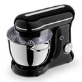 5L Electric Stand Mixer, 10 Speed Tilt-Head Food Mixer, Dough Mixer With Dishwasher Safe Stainless Steel Bowls, Dough Hook, Flat Beater, Whisk For Baking, Perfect For Family Kitchens, Black
